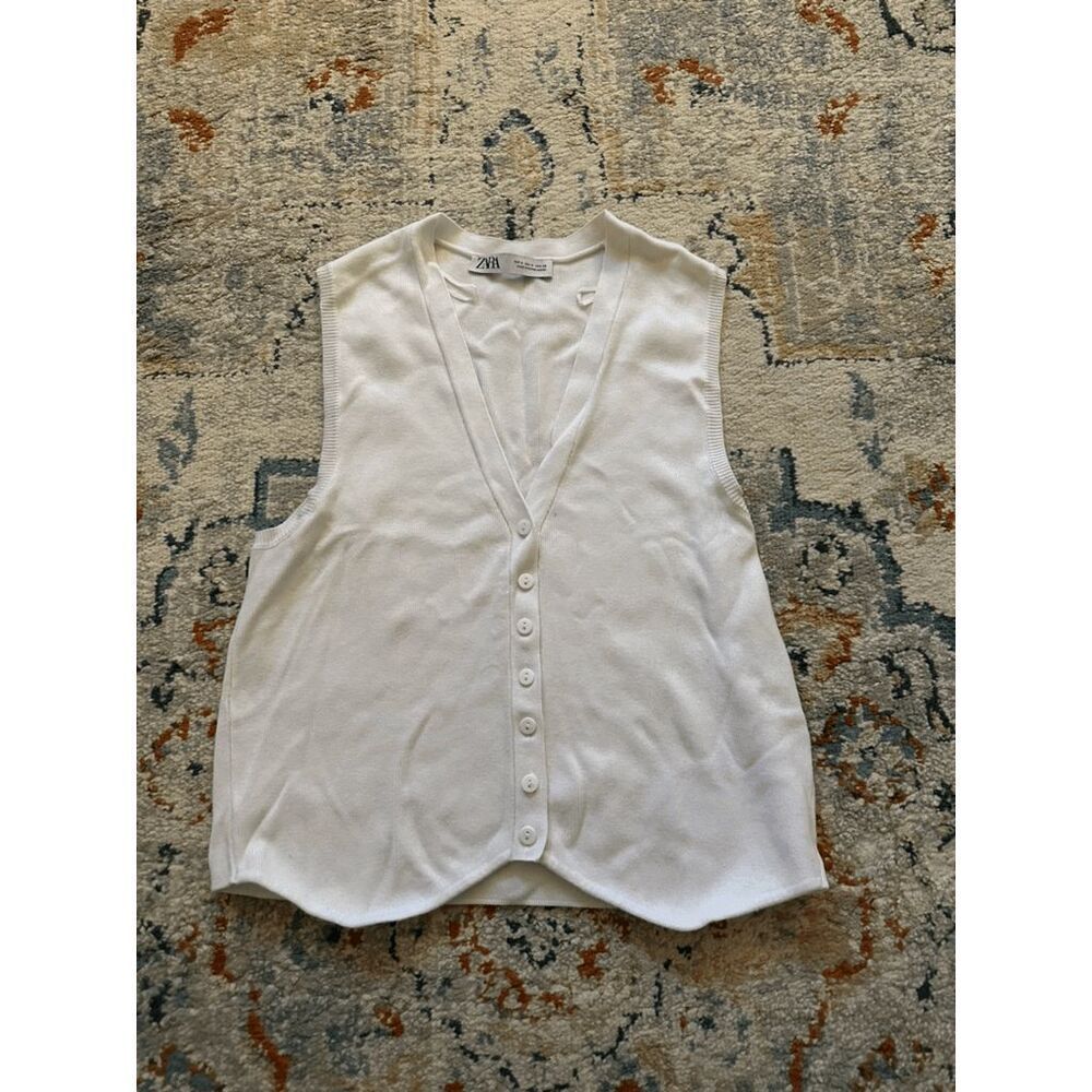 Zara Soft Knit Ribbed Vest